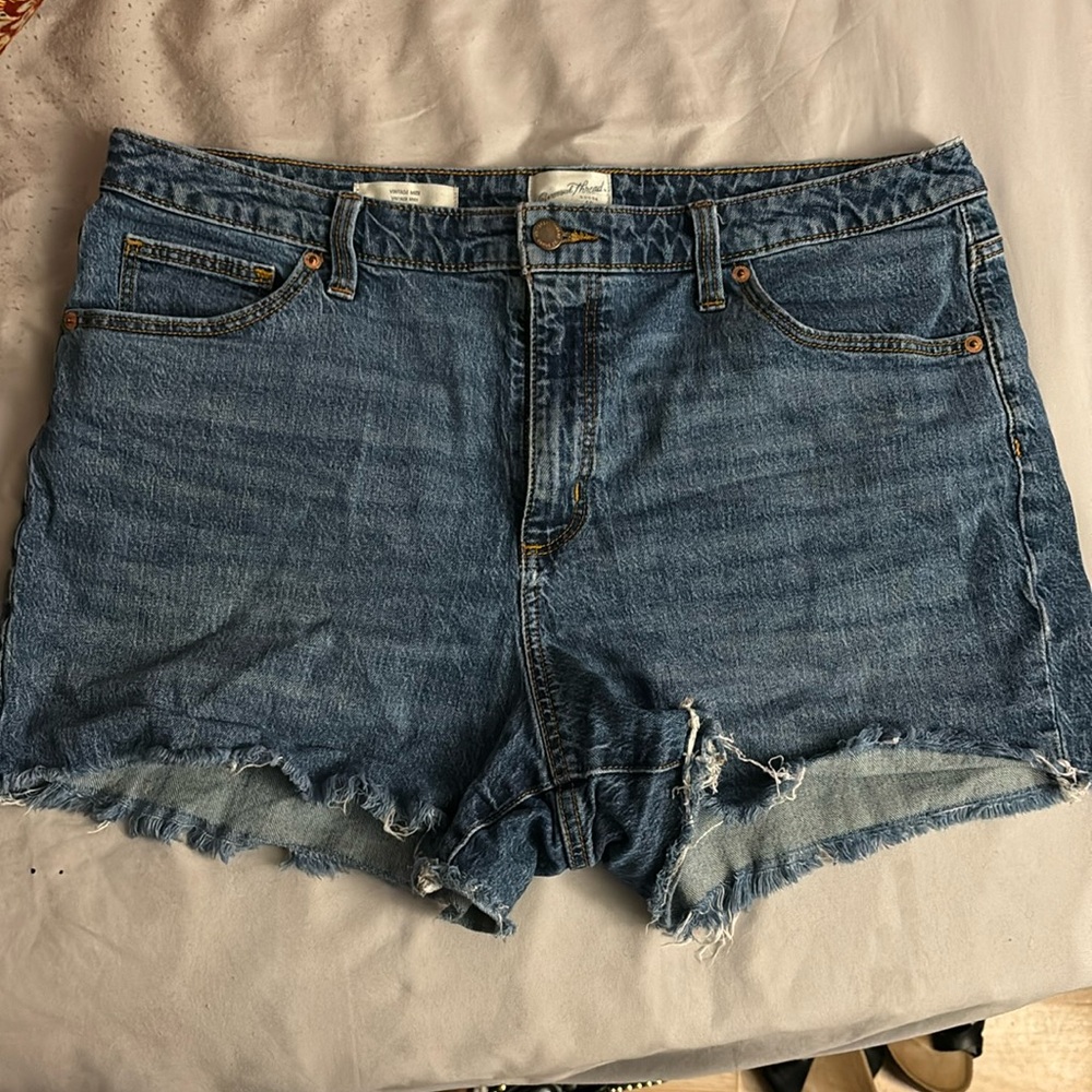 Blue Denim Shorts